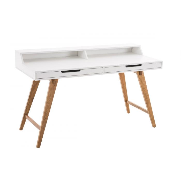 Schreibtisch HLO-CP6 140 cm ~ wei