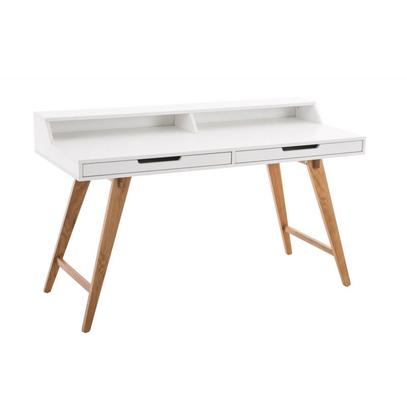 Schreibtisch HLO-CP6 140 cm ~ wei