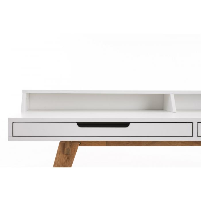 Schreibtisch HLO-CP6 140 cm ~ wei