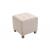 Sitzhocker HLO-CP77 antik-hell ~ creme