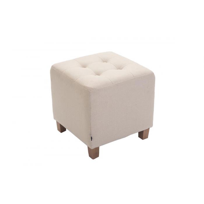 Sitzhocker HLO-CP77 antik-hell ~ creme