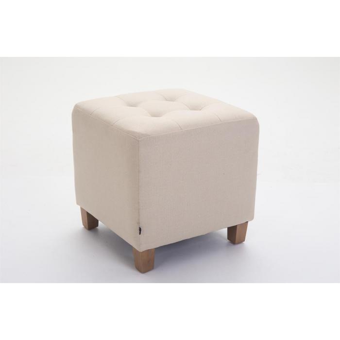 Sitzhocker HLO-CP77 antik-hell ~ creme