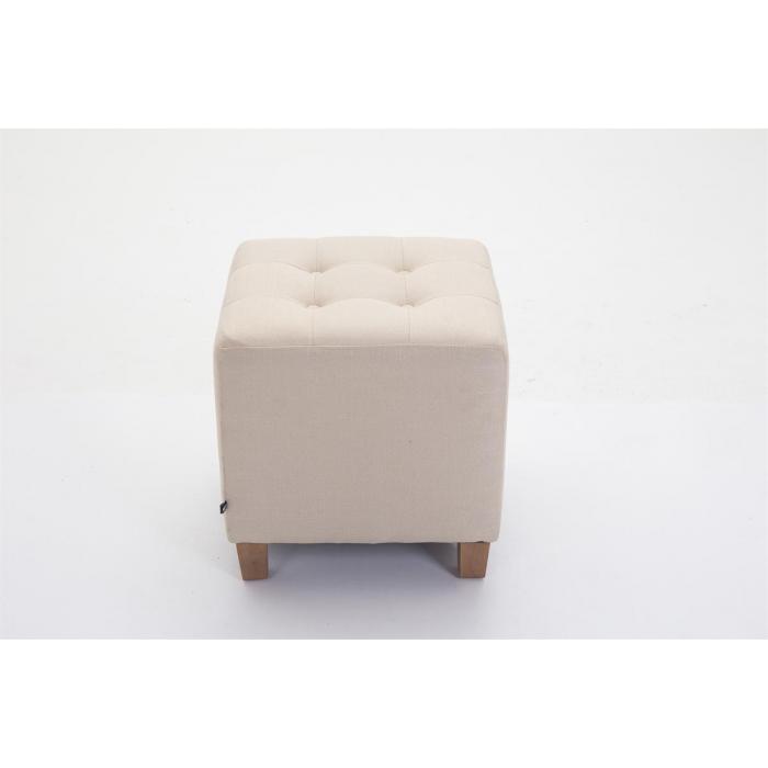 Sitzhocker HLO-CP77 antik-hell ~ creme