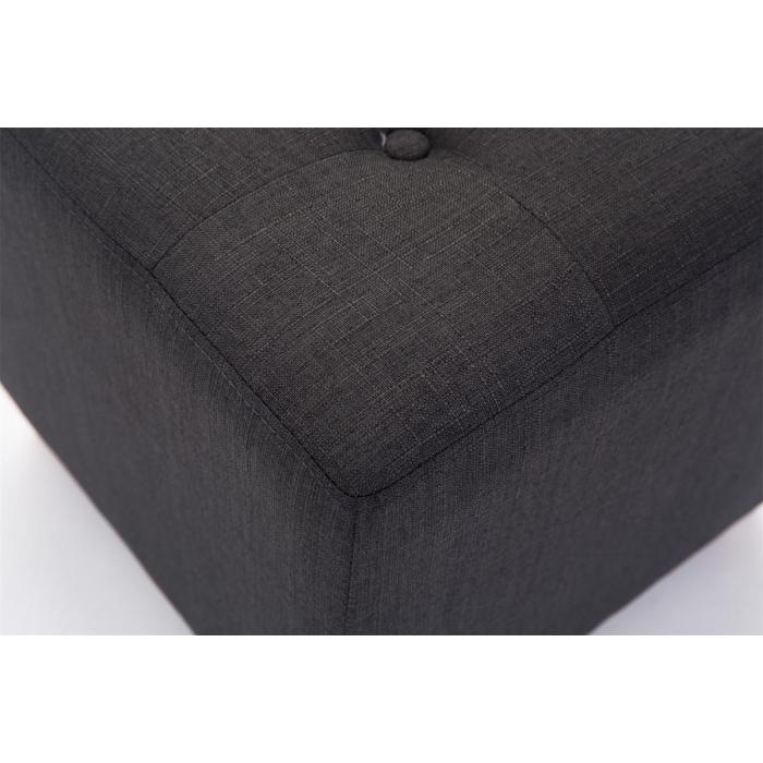Sitzhocker HLO-CP77 antik-hell ~ dunkelgrau