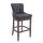 Barhocker HLO-CP26 Stoff, Antik ~ dunkelgrau Barhocker HLO-CP26 Stoff, Antik ~ dunkelgrau