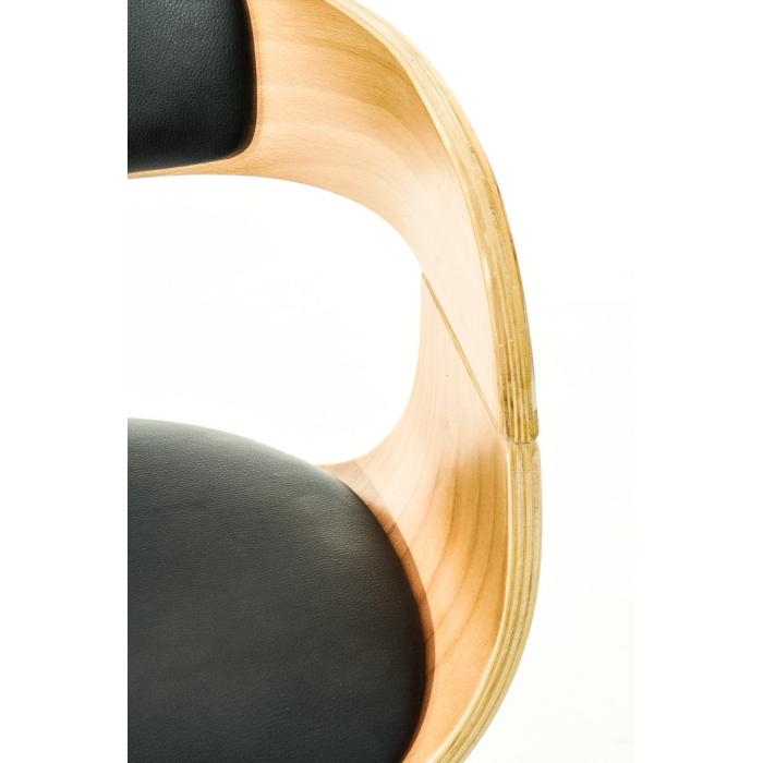 Barhocker HLO-CP235 ~ natura/schwarz