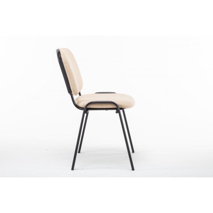 Besucherstuhl HLO-CP111 Stoff ~ creme