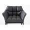Barhocker HLO-CP1 B mit 4-Fu Gestell ~ grau