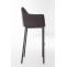 Barhocker HLO-CP1 B mit 4-Fu Gestell ~ braun