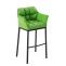 Barhocker HLO-CP1 B mit 4-Fu Gestell ~ grn