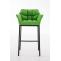 Barhocker HLO-CP1 B mit 4-Fu Gestell ~ grn