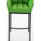 Barhocker HLO-CP1 B mit 4-Fu Gestell ~ grn
