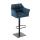 Barhocker HLO-CP1 B Stoff ~ blau