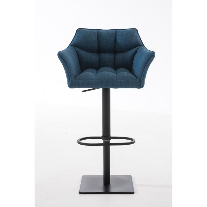 Barhocker HLO-CP1 B Stoff ~ blau