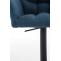 Barhocker HLO-CP1 B Stoff ~ blau