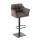 Barhocker HLO-CP1 B Stoff ~ grau