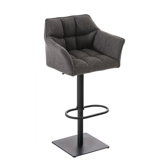 Barhocker HLO-CP1 B Stoff ~ titangrau
