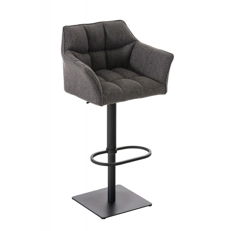 Barhocker HLO-CP1 B Stoff ~ titangrau