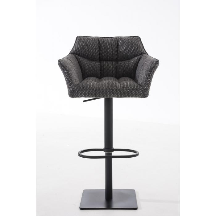 Barhocker HLO-CP1 B Stoff ~ titangrau