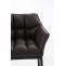 Barhocker HLO-CP1 B mit 4-Fu Gestell ~ braun