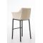 Barhocker HLO-CP1 B Stoff mit 4-Fu Gestell ~ creme