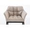 Barhocker HLO-CP1 B Stoff mit 4-Fu Gestell ~ elfenbein
