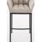 Barhocker HLO-CP1 B Stoff mit 4-Fu Gestell ~ elfenbein