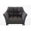 Barhocker HLO-CP1 B Stoff mit 4-Fu Gestell ~ titangrau