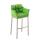 Barhocker HLO-CP1 E mit 4-Fu Gestell ~ grn