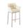 Barhocker HLO-CP1 E mit 4-Fu Gestell ~ creme