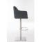 Barhocker HLO-CP1 E Stoff ~ dunkelgrau