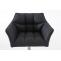 Barhocker HLO-CP1 E Stoff ~ dunkelgrau