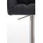 Barhocker HLO-CP1 E Stoff ~ dunkelgrau