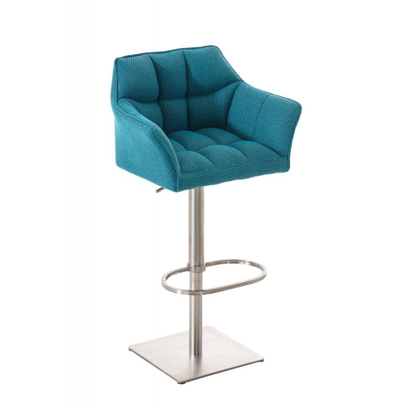 Barhocker HLO-CP1 E Stoff ~ trkis