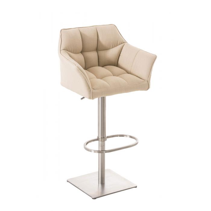 Barhocker HLO-CP1 E Stoff ~ creme