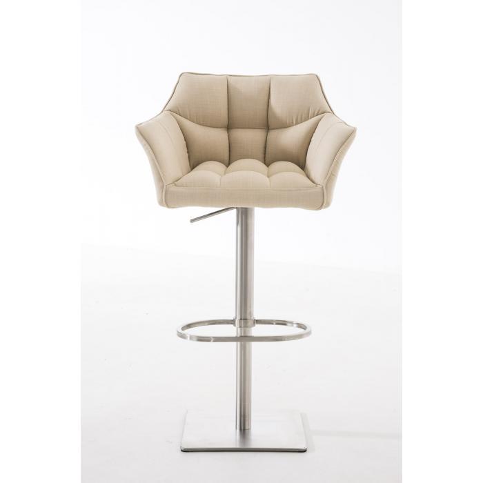 Barhocker HLO-CP1 E Stoff ~ creme