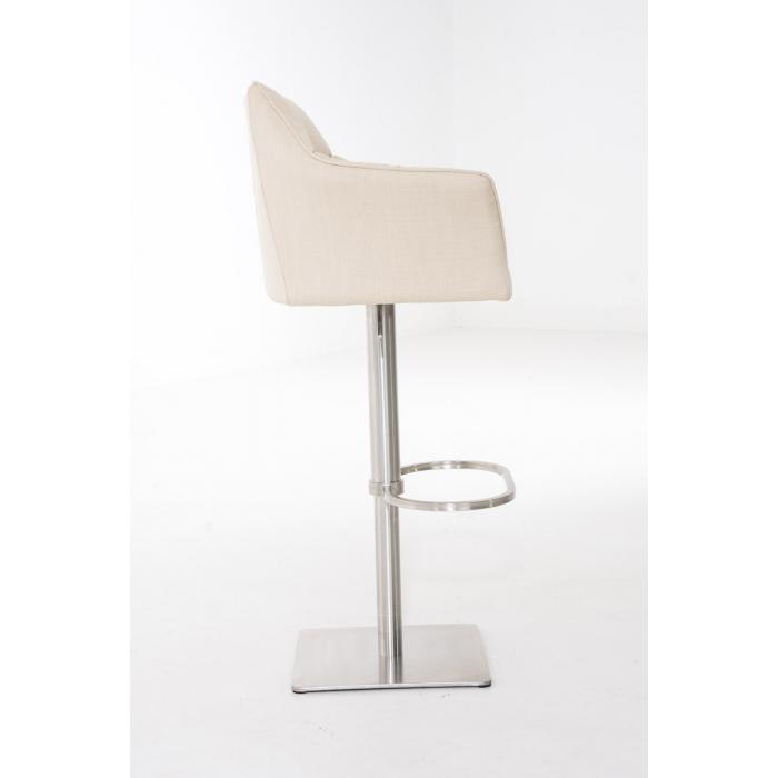 Barhocker HLO-CP1 E Stoff ~ creme