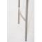 Barhocker HLO-CP1 E Stoff mit 4-Fu Gestell ~ dunkelgrau
