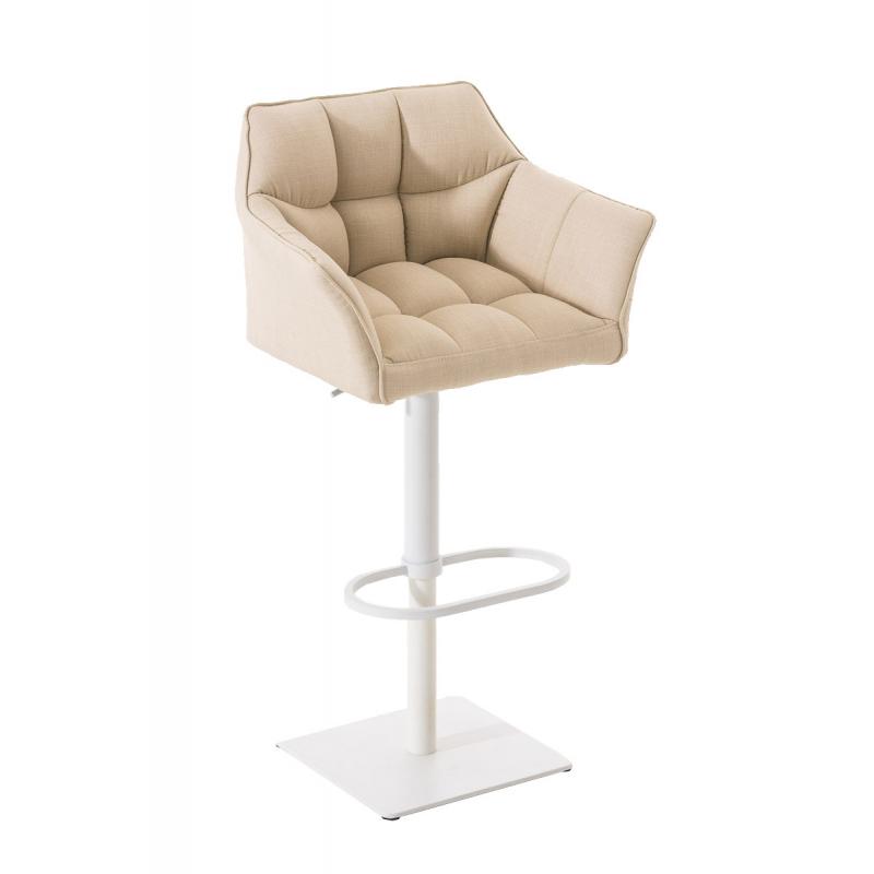Barhocker HLO-CP1 W Stoff ~ creme