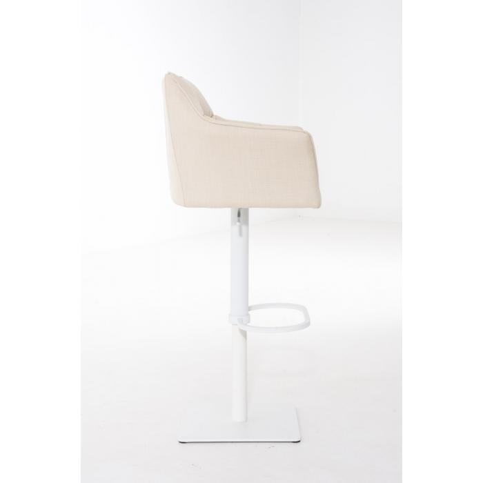 Barhocker HLO-CP1 W Stoff ~ creme