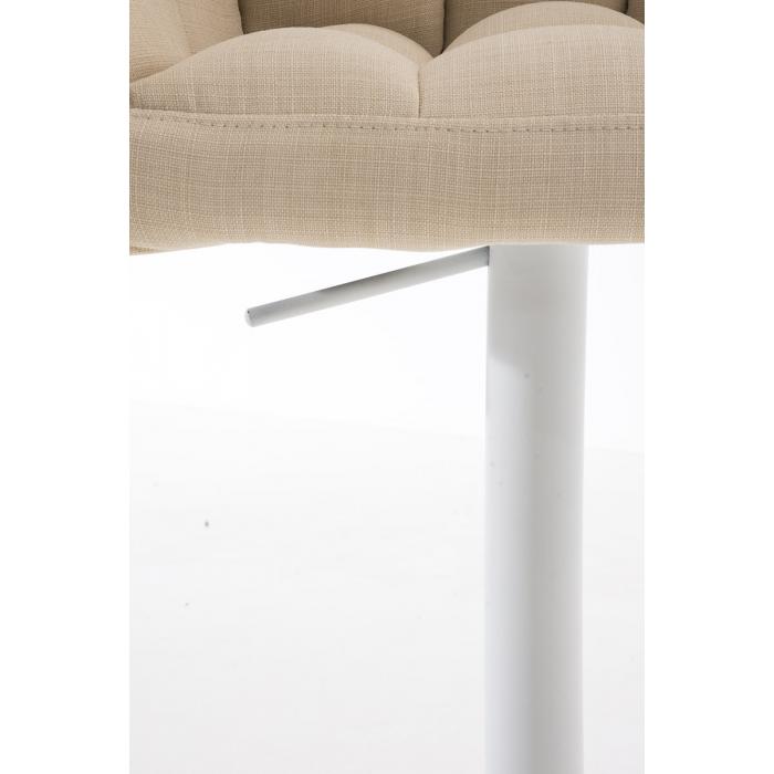Barhocker HLO-CP1 W Stoff ~ creme