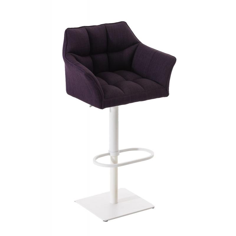 Barhocker HLO-CP1 W Stoff ~ lila