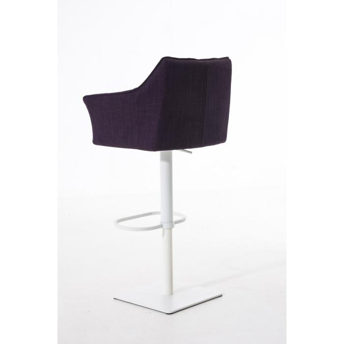 Barhocker HLO-CP1 W Stoff ~ lila