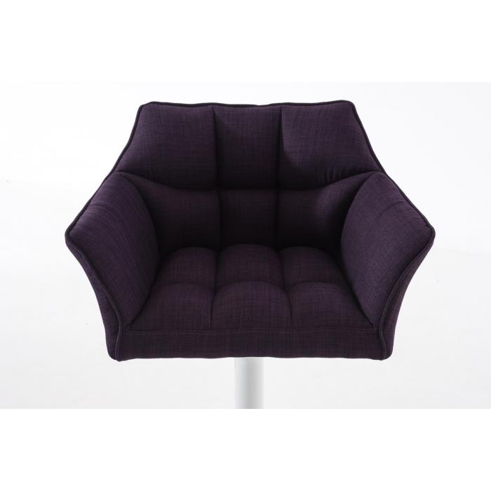 Barhocker HLO-CP1 W Stoff ~ lila