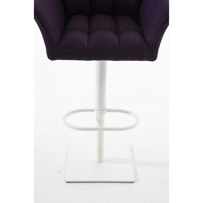 Barhocker HLO-CP1 W Stoff ~ lila