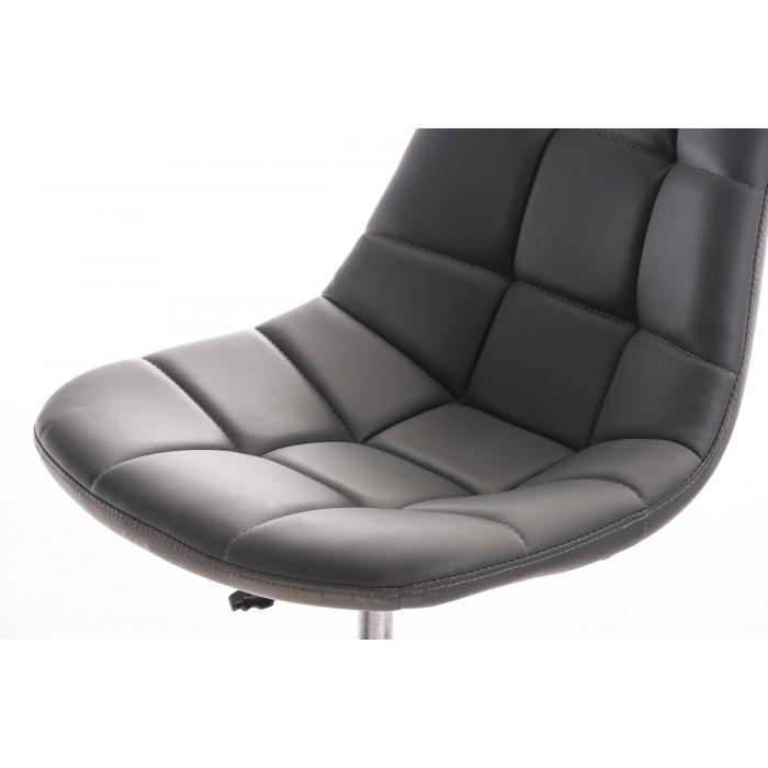Brostuhl HLO-CP38 Kunstleder ~ grau