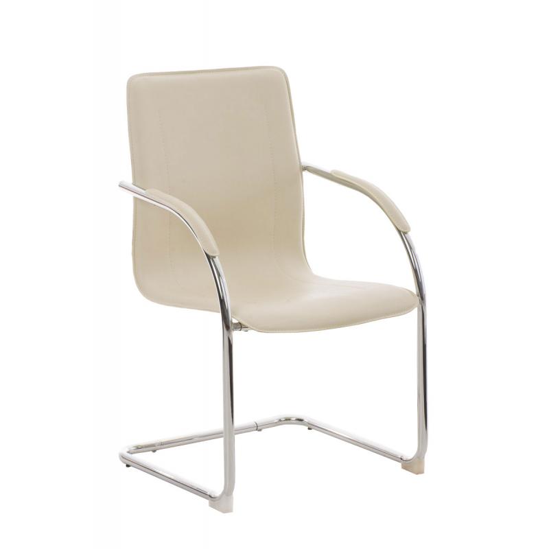 Besucherstuhl HLO-CP87 V2 ~ creme