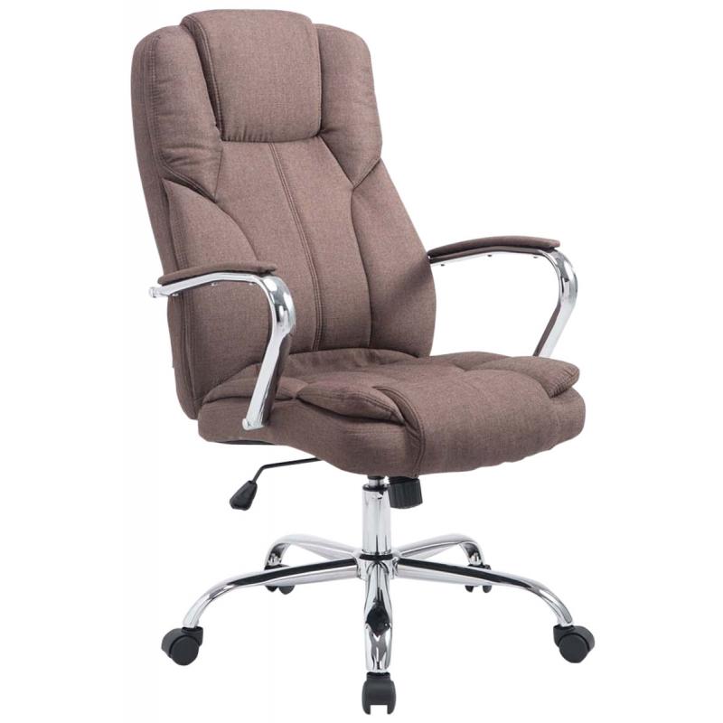 Bürostuhl HLO-CP1 Xanthos Stoff ~ braun