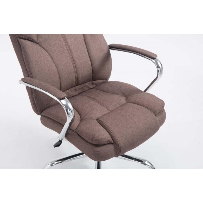 Bürostuhl HLO-CP1 Xanthos Stoff ~ braun