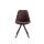 Besucherstuhl HLO-CP8 Stoff Cappuccino Rund ~ braun